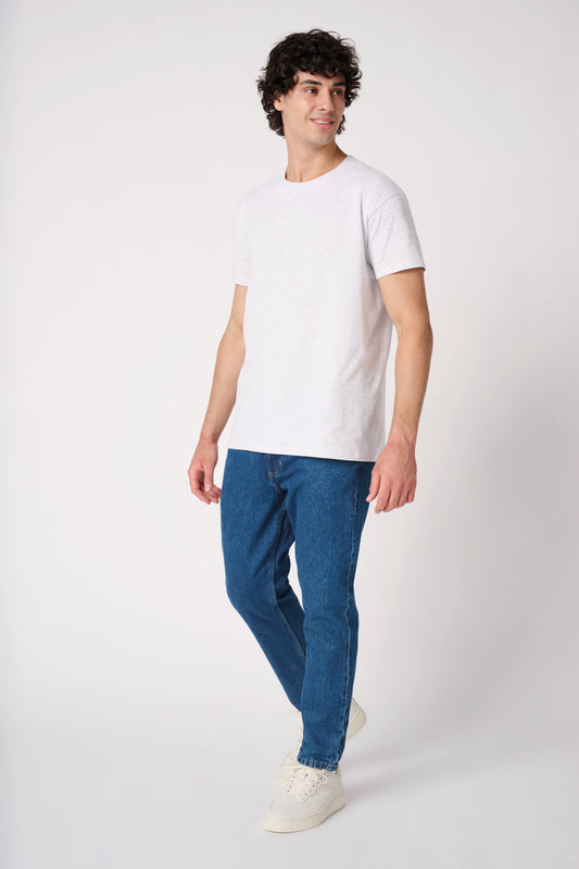 Basic T-shirt heren